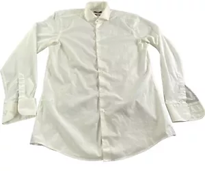 HUGO BOSS Herren Hemd Gr. 42 Weiß Jerrin Slim Fit Knopfleiste Langarm 82-26 - Bild 1 von 15