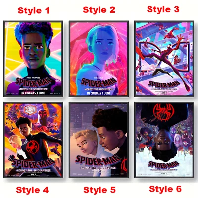 Impresión de póster de películas de Spider-man Across The Spider-verse - sin marco Foto 1 de 4