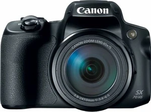 Canon PowerShot SX70 HS Digital Camera (Black) By Fed-Ex - Picture 1 of 3