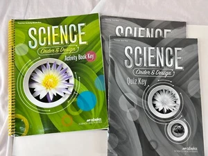 LOT of 3 ~ Abeka Science Order and Design Test Key , Quiz Key , Activities Key - Picture 1 of 10