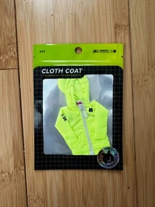 Neon Fluorescent Yellow-Green Cloth Coat Snail Shell 1/12 Jacket NEW - Picture 1 of 2