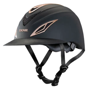 New! Troxel 'AVALON' GOLD ROSE EDITION RIDING HELMET Low Profile Equestrian - Picture 1 of 5