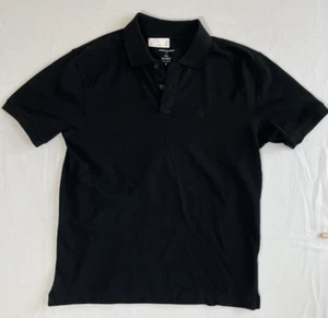Polo Banana Republic nera 100% cotone pullover 2 bottoni uomo taglia media - Foto 1 di 3