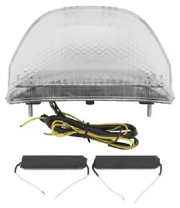 BikeMaster - TZS-120-SQL - Lente transparente con luz trasera secuencial Suzuki GSXR600 04-05 - Imagen 1 de 1