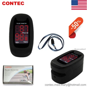 Finger Pulse Oximeter Blood Oxygen Sensor,SpO2 Monitor Heart Rate,O2 meter 50m - Picture 1 of 4