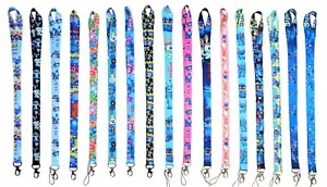 Lilo & Stitch Motto Schlüsselbänder mit Clip - Ausweis / Ausweis Halter ~ Brandneu Schlüsselband - Bild 1 von 19