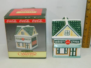 Variety Store Coca Cola Canister Collection New in Original Box Vintage 1997 - Picture 1 of 10
