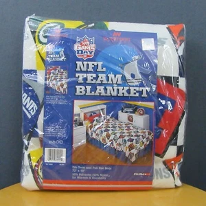 VTG Game Day NFL Team Blanket 72x90 Northwest Company USA Made Twin or Full Size - Picture 1 of 17
