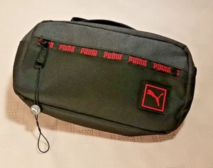 PUMA Icon marsupio/borsa borsa nera viaggio rosso - usato - Foto 1 di 5