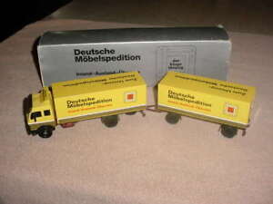 Conrad 1/50 Scale DMS Mercedes Benz Trailer Deutsche Mobelspedition Model  (NIB)