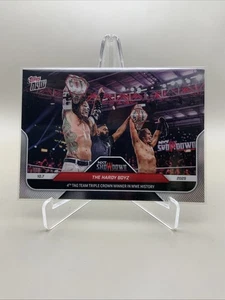 2025 Topps NOW - WWE - #102 The Hardy Boyz - Tag Team Triple Crown *Ships Fast - Picture 1 of 2