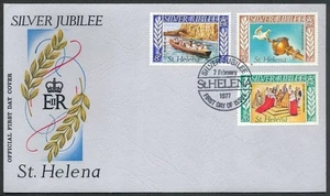 St Helena 1977, Queen Elisabeth, Silver Jubilee, FDC - Picture 1 of 1