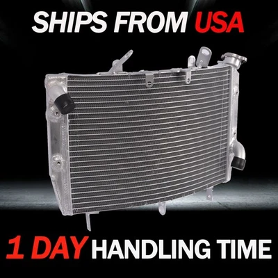 Radiador de aluminio apto para Yamaha YZF-R6/R6/YZFR6 2006-2016 Foto 1 de 4