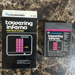 1982 Towering Inferno Atari 2600 With Instructions Untested - Picture 1 of 3