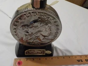Vintage 1969 Ezra Brooks 1804 Liberty Coin Whiskey Decanter - Picture 1 of 4