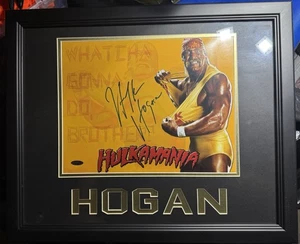 Wwe Hulk Hogan Autograph Framed & Matted Photo Autographed Tristar COA (22x18). - Picture 1 of 12