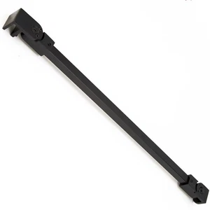 Matte Black Stainless Steel Wall-to-Glass Support Bar Support Arm for 1/4" 5/... - Picture 1 of 7