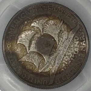 *Eye Ball Tone* 1936 50C Long Island PCGS - MS 66 (Toner) - Picture 1 of 4