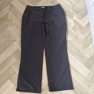 ROHAN WINTER CROSSOVER GREY WALKING HIKING TROUSERS SIZE 12 SHORT LEG - Picture 1 of 10