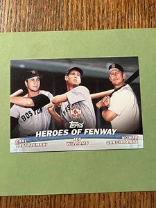 2001 Topps “Heroes Of Fenway” Garciaparra/Williams/Yastrzemski insert card TC13 - Picture 1 of 5