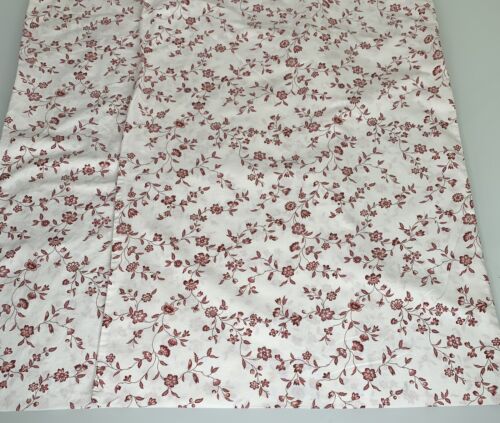 Set of 2 IKEA Hassleklocka Pillowcases Red Flower Sprigs 100% Cotton 29x19