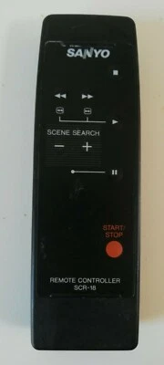 SANYO CAMCORDER REMOTE CONTROL SCR-18 SCR18 - Image 1 of 2