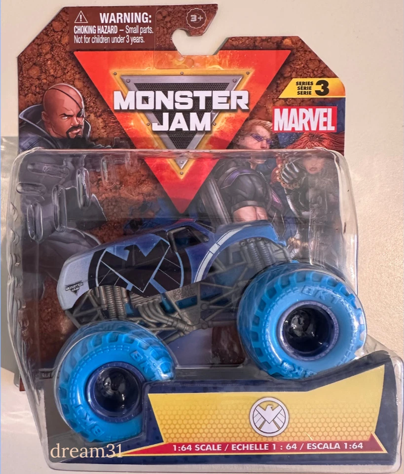 NIB Monster Jam Marvel 1:64 Scale Truck - Shield Diecast Vehicle Toy - Image 1 of 1