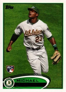 2012 Topps Baseball #36a - Michael Taylor RC, ERR - Oakland Athletics 12-725 - Foto 1 di 2