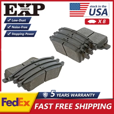 For 94-05 Mazda Miata Exc Sport Suspension FRONT REAR Ceramic Disc Brake Pad - Image 1 of 4