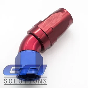 45 Degree Full Flow Hose End Fitting 100 Series Braided AN10 152-10 - Foto 1 di 1