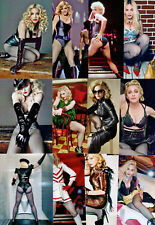 Madonna In Fishnet Tights 12 Sexy Pin-Up 6x4 Photographs Set Music Pantyhose