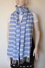 MAX MARA Weekend,  Striped 100% CASHMERE Scarf 