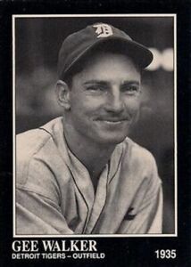 1991 Conlon Collection - The Sporting News - GEE WALKER - Trading Card #87