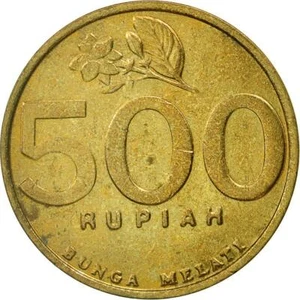 Indonesia 500 Rupiah Coin KM59 1997 - 2003 - Picture 1 of 4