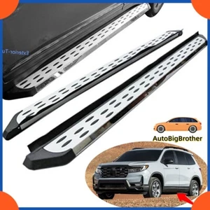 Running Board Fits for Honda Passport 2019 2023 Side Step Nerf Bar Black Steps - Picture 1 of 10