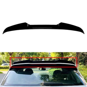 Glossy Blk Rear Window Roof Spoiler Wing For Audi A3 S3 RS3 8V Hatchback 2014-20 - Picture 1 of 8