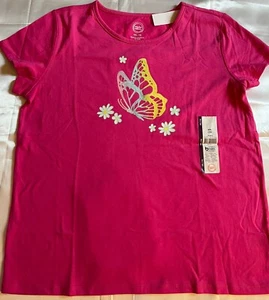 Wonder Nation Girls Embellished Butterfly Top Size XXL (18) New - Picture 1 of 1