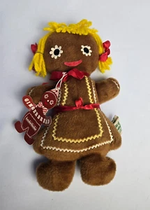 Vintage 60/70's Knickerbocker Dolls of Distinction Gingerbread Girl Plush 12" - Picture 1 of 6