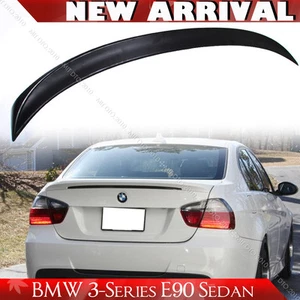 335i Sedan Unpaint E90 Fit For BMW M Style 3-series Rear Trunk Spoiler 2011 - Picture 1 of 1