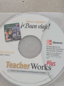 Buen Viaje Glencoe Spanish 2 TeacherWorks Plus DVD Like new 9780078800252 - Picture 1 of 1