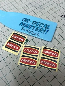 Araya Felgen Aufkleber 7X 7C Oldschool Bmx 20 Zoll - Bild 1 von 2