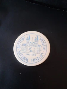 Natural History Museum 100th Anniversary Vintage Badge - Picture 1 of 3