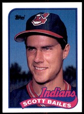 1989 Topps Scott Bailes Cleveland Indians #339
