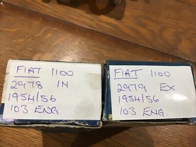 Fiat 1100/TV Inlet And Exhaust Valves 103engine 1954/56 - Image 1 of 3