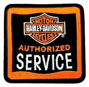 Parche de motocicleta Harley Davidson de 3 1/4" servicio autorizado nuevo en stock (B76) - Imagen 1 de 2
