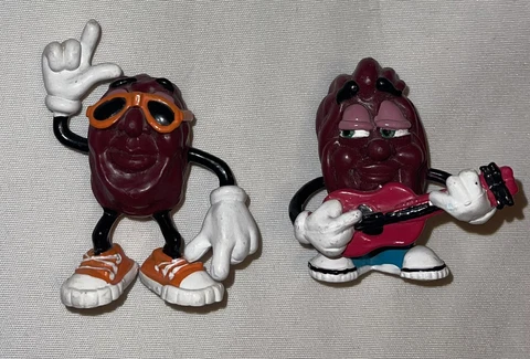 VTG California Raisins CALRAB Sunglasses Guitar Sneakers 1987 1988 Lot Of 2 Cover