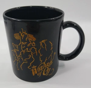 Rare Wizard Of Oz Silhouette Black Gold Coffee Mug HTF Wan Feng Design Turner - Picture 1 of 6