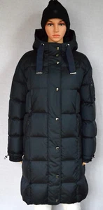 BOGNER FERGY DAMEN DAUNENMANTEL MANTEL JACKE BLAU LOGO UVP 999 € Gr 44 XL NEU - Bild 1 von 33
