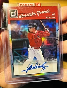 MASATAKA YOSHIDA RED SOX 2023 DONRUSS RETRO 1990 SIGNATUREN HOLO AUTO #90S-MY - Bild 1 von 2