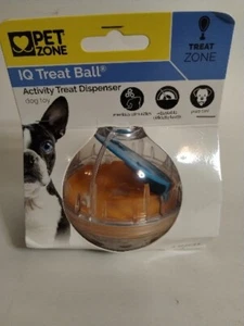 Pet Zone IQ Adjustable Interactive Treat Dispensing Activity Ball Toy For Dog - Picture 1 of 2